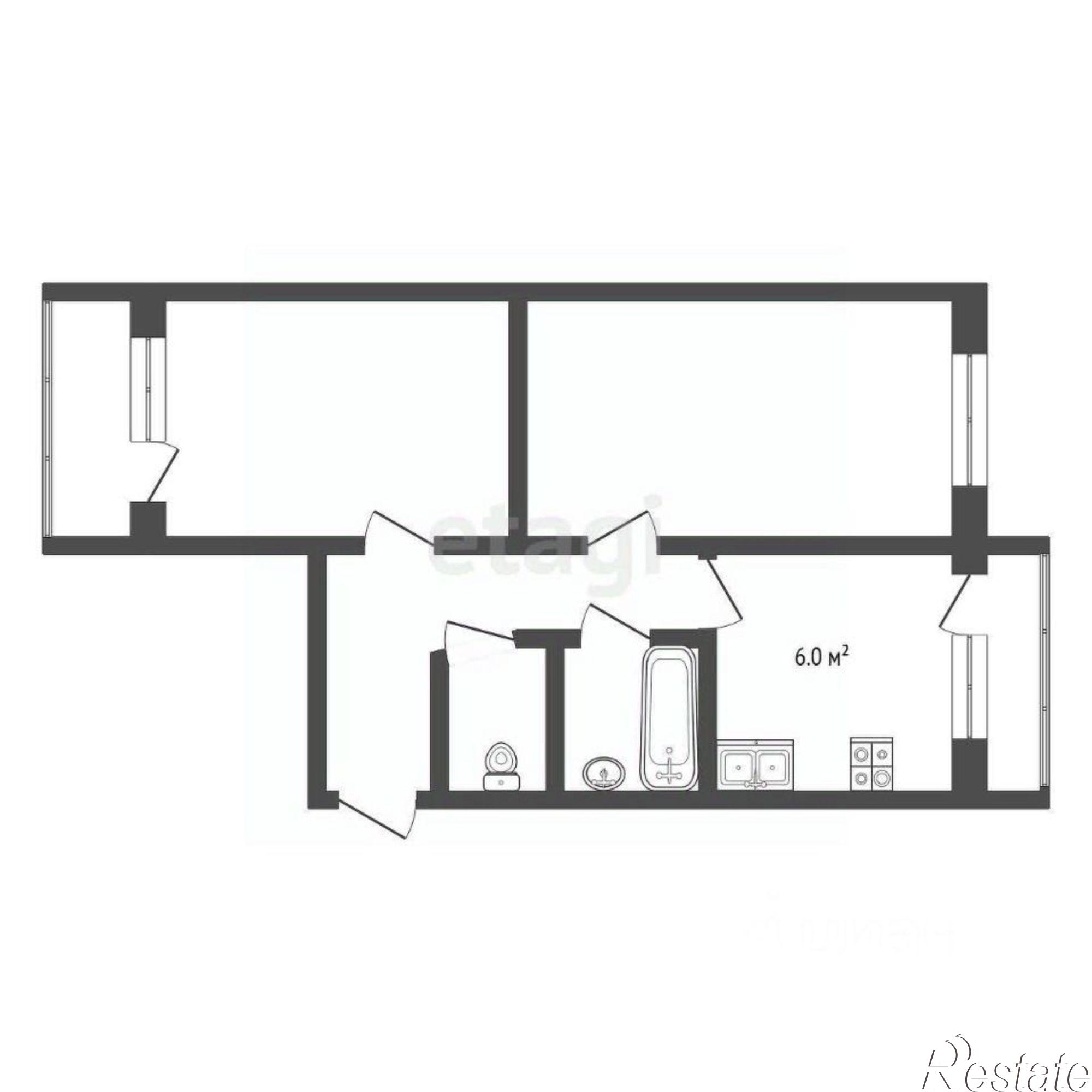 Купить квартиру за 6 500 000 рублей на ул Островского, 27