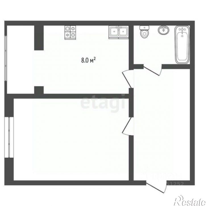 1-комн квартира проспект Победы, 77/1,  д. 77/1