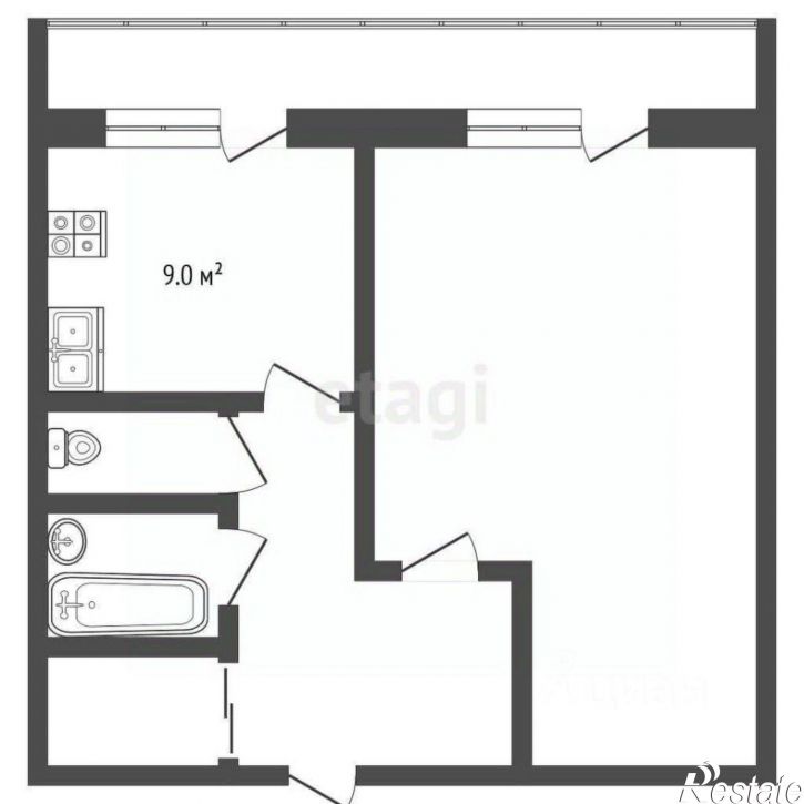 1-комн квартира