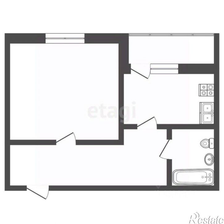 1-комн квартира Пионерская улица, 42,  д. 42