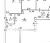 3-комн, 95кв м, этаж 6/6 улица Декабристов, 36 к1