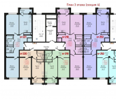 2-комн, 71 кв м, этаж 3/9 улица Фоменко, 23