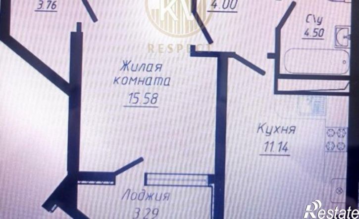 1-комн квартира Ленинградская улица, 77,  д. 77