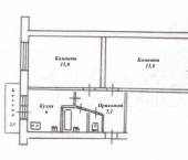 2-комн, 50кв м, этаж 5/5 Терская ул.