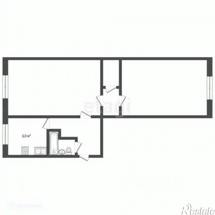 2-комн квартира улица Героев Медиков, 10,  д. 10