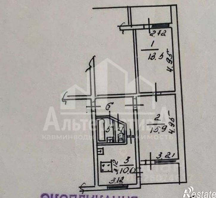 2-комн квартира Красивая улица, 38А,  д. 38А