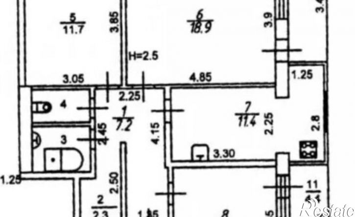 3-комн квартира Широкая улица, 32,  д. 32