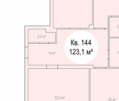 3-комн, 123кв м, этаж 5/10 улица Куйбышева, 7