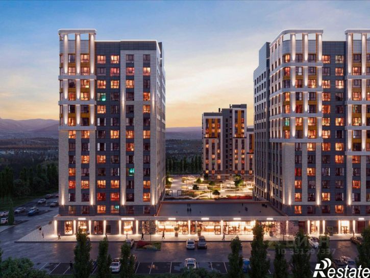 1-комн квартира в новом доме Промышленная улица