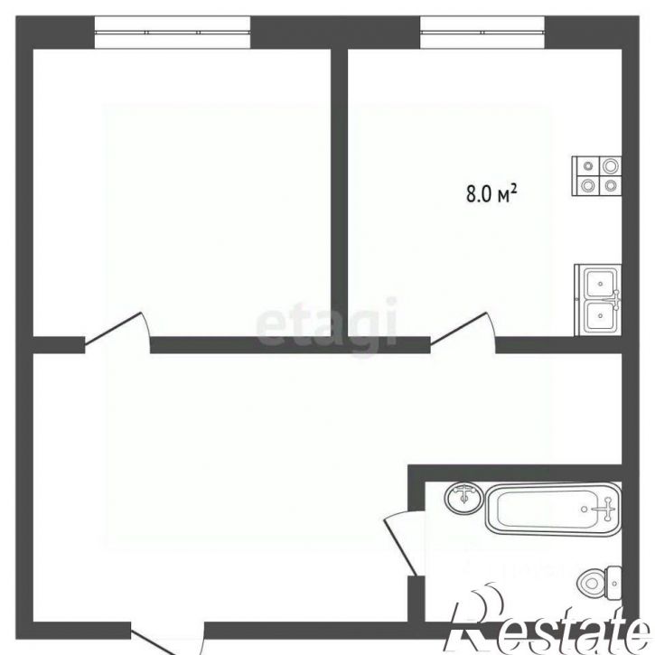 1-комн квартира улица Катыхина, 145,  д. 145