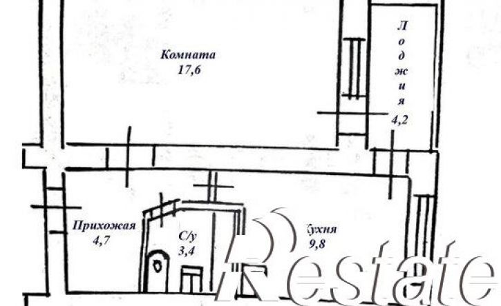 1-комн квартира Аджарская улица, 14А,  д. 14А